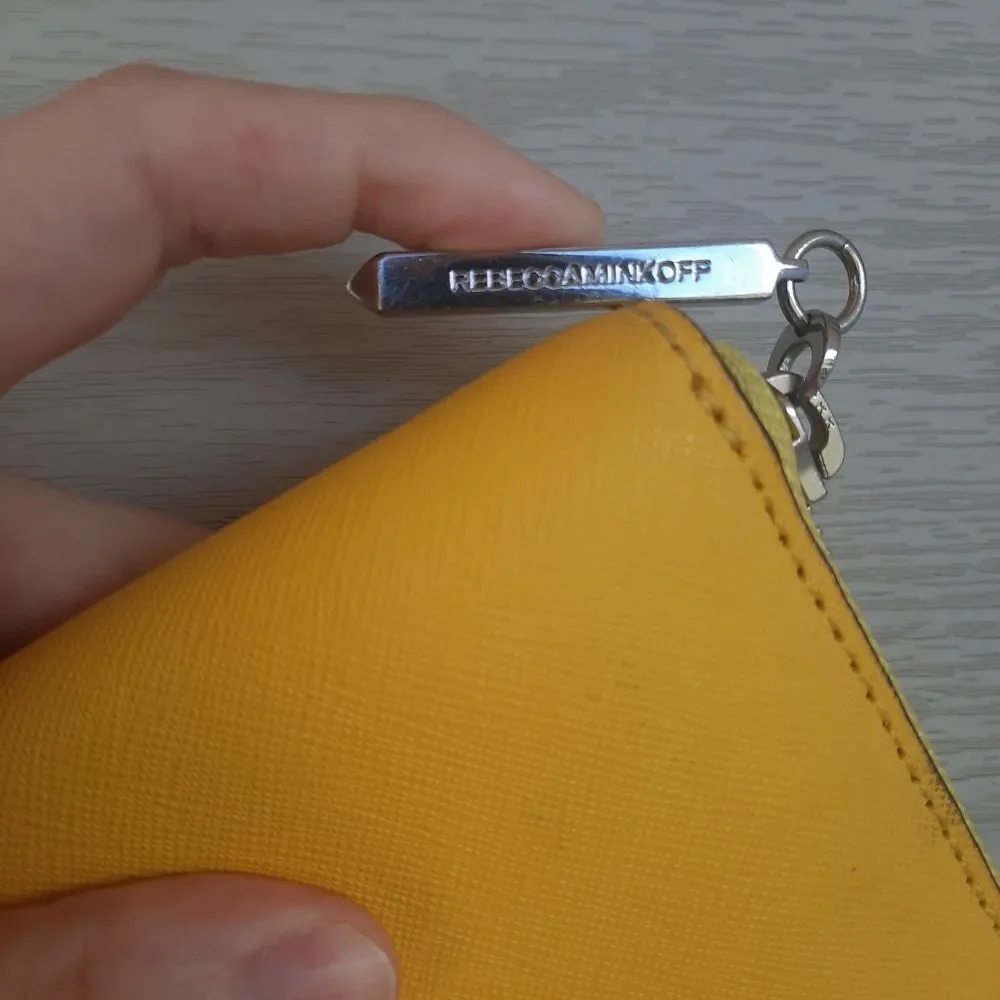 Rebecca Minkoff Zip Wallet Marigold Yellow Designer